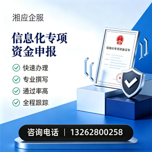 淮安信息化专项资金申报服务