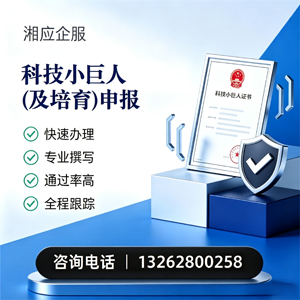 淮安科技小巨人及培育企业申报服务