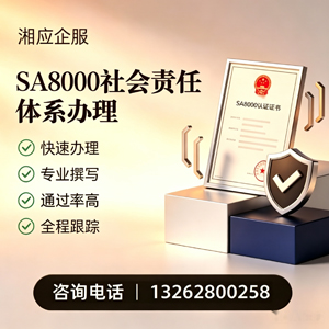 淮安SA8000社会责任体系认证服务